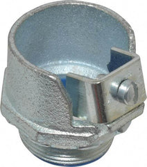 Thomas & Betts - 1-1/4" Trade, Malleable Iron Set Screw Straight FMC Conduit Connector - Insulated - Apex Tool & Supply