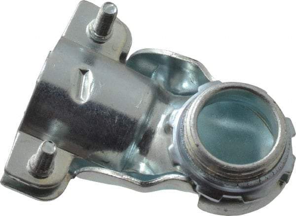 Thomas & Betts - 3/4" Trade, Malleable Iron Squeeze Clamp 90° FMC Conduit Connector - Noninsulated - Apex Tool & Supply