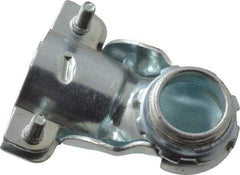 Thomas & Betts - 3/4" Trade, Malleable Iron Squeeze Clamp 90° FMC Conduit Connector - Noninsulated - Apex Tool & Supply