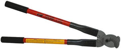Thomas & Betts - 21-1/2" OAL, 750 MCM Capacity, Cable Cutter - Rubber Handle - Apex Tool & Supply
