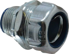 Thomas & Betts - 3/4" Trade, Steel Threaded Straight Liquidtight Conduit Connector - Insulated - Apex Tool & Supply