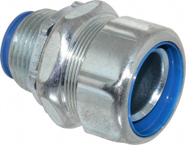 Thomas & Betts - 1" Trade, Steel Threaded Straight Liquidtight Conduit Connector - Insulated - Apex Tool & Supply