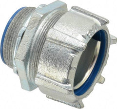 Thomas & Betts - 2" Trade, Steel Threaded Straight Liquidtight Conduit Connector - Insulated - Apex Tool & Supply