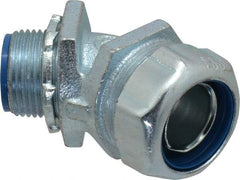 Thomas & Betts - 3/4" Trade, Malleable Iron Threaded Angled Liquidtight Conduit Connector - Insulated - Apex Tool & Supply