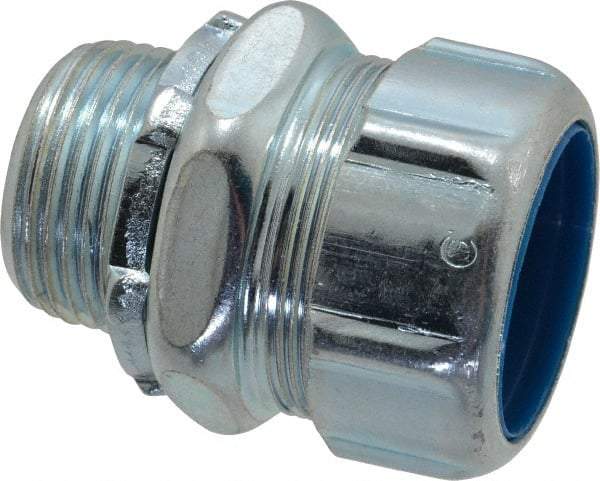 Thomas & Betts - 1" Trade, Steel Threaded Straight Liquidtight Conduit Connector - Noninsulated - Apex Tool & Supply