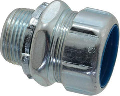 Thomas & Betts - 1" Trade, Steel Threaded Straight Liquidtight Conduit Connector - Noninsulated - Apex Tool & Supply
