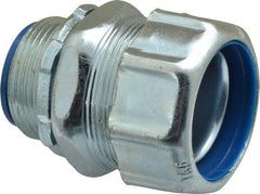 Thomas & Betts - 1-1/4" Trade, Steel Threaded Straight Liquidtight Conduit Connector - Noninsulated - Apex Tool & Supply