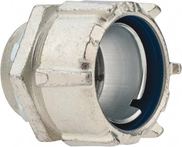 Thomas & Betts - 2" Trade, Steel Threaded Straight Liquidtight Conduit Connector - Noninsulated - Apex Tool & Supply