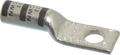 Thomas & Betts - 3-2 AWG Noninsulated Compression Connection Square Ring Terminal - 5/16" Stud, 2.03" OAL x 0.59" Wide, Tin Plated Copper Contact - Apex Tool & Supply