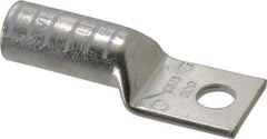 Thomas & Betts - 300 kcmil Wire Noninsulated Compression Connection Square Ring Terminal - 1/2" Stud, 3-1/2" OAL x 1-1/4" Wide, Tin Plated Copper Contact - Apex Tool & Supply