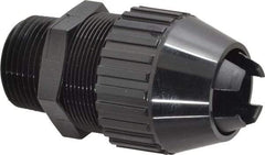 Thomas & Betts - 0.77 to 0.895" Cable Capacity, Liquidtight, Straight Strain Relief Cord Grip - 1 Thread, 3.3" Long, Nylon - Apex Tool & Supply