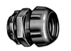 Thomas & Betts - 4" Trade, Malleable Iron Compression Straight Rigid/Intermediate (IMC) Conduit Connector - Noninsulated - Apex Tool & Supply
