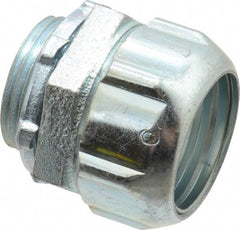 Thomas & Betts - 1" Trade, Malleable Iron Compression Straight Rigid/Intermediate (IMC) Conduit Connector - Noninsulated - Apex Tool & Supply