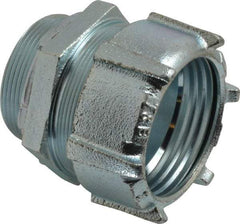Thomas & Betts - 2" Trade, Malleable Iron Compression Straight Rigid/Intermediate (IMC) Conduit Connector - Noninsulated - Apex Tool & Supply