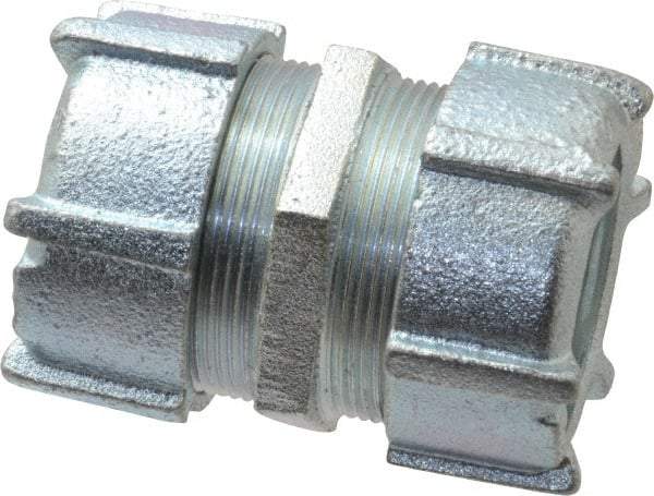 Thomas & Betts - 1-1/4" Trade, Malleable Iron Compression Rigid/Intermediate (IMC) Conduit Coupling - Noninsulated - Apex Tool & Supply