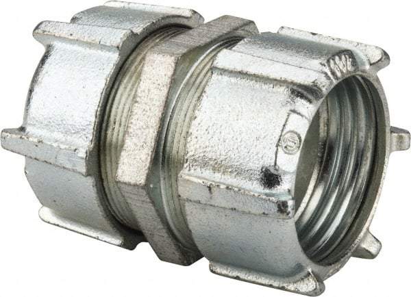 Thomas & Betts - 1-1/2" Trade, Malleable Iron Compression Rigid/Intermediate (IMC) Conduit Coupling - Noninsulated - Apex Tool & Supply