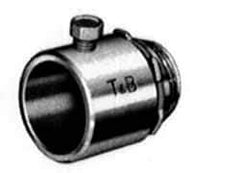 Thomas & Betts - 2-1/2" Trade, Malleable Iron Set Screw Straight Rigid/Intermediate (IMC) Conduit Connector - Insulated - Apex Tool & Supply