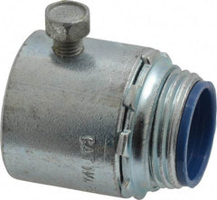 Thomas & Betts - 3/4" Trade, Steel Set Screw Straight Rigid/Intermediate (IMC) Conduit Connector - Insulated - Apex Tool & Supply