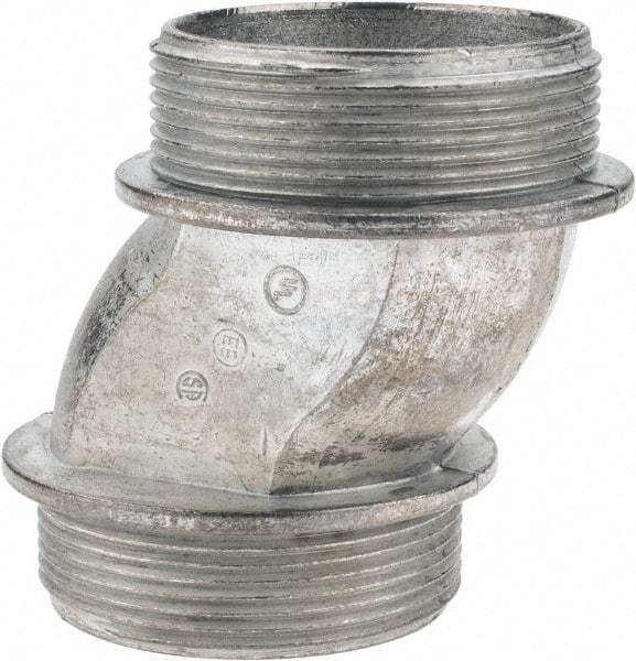 Thomas & Betts - 2" Trade, Die Cast Zinc Threaded Rigid/Intermediate (IMC) Conduit Nipple - Noninsulated - Apex Tool & Supply