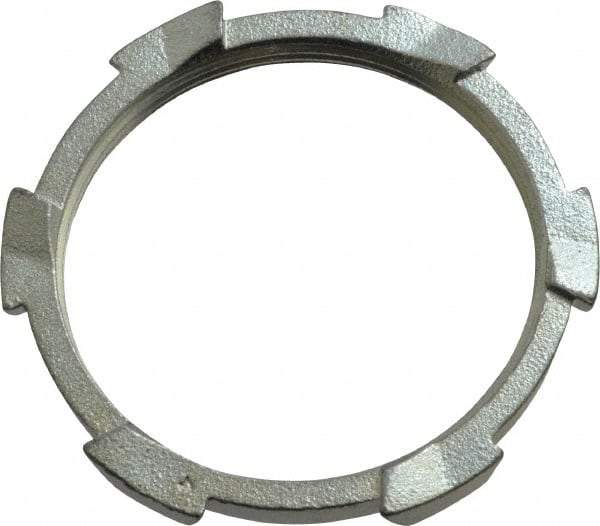 Thomas & Betts - 3" Trade, Malleable Iron Threaded Rigid/Intermediate (IMC) Conduit Locknut - Noninsulated - Apex Tool & Supply