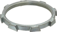 Thomas & Betts - 4" Trade, Malleable Iron Threaded Rigid/Intermediate (IMC) Conduit Locknut - Noninsulated - Apex Tool & Supply