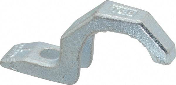 Thomas & Betts - 1" Pipe, Steel, Hot Dipped Galvanized" Pipe or Conduit Strap - 1/4" Bolt, 1 Mounting Hole - Apex Tool & Supply