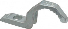 Thomas & Betts - 1-1/4" Pipe, Steel, Hot Dipped Galvanized" Pipe or Conduit Strap - 3/8" Bolt, 1 Mounting Hole - Apex Tool & Supply