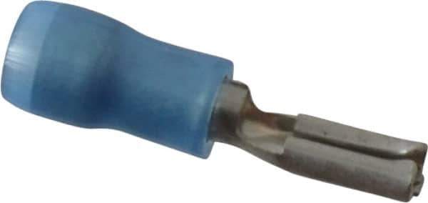 Thomas & Betts - 16 to 14 AWG, Nylon, Fully Insulated, Female Wire Disconnect - 0.11 Inch Wide Tab, Blue, RoHS Compliant, UL 94 V-2 - Apex Tool & Supply