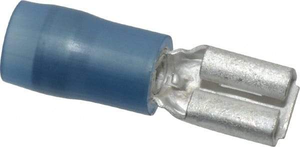 Thomas & Betts - 16 to 14 AWG, Nylon, Fully Insulated, Female Wire Disconnect - 3/16 Inch Wide Tab, Blue, CSA Certified, RoHS Compliant, UL 94 V-2, UL File E66716, UL Listed - Apex Tool & Supply