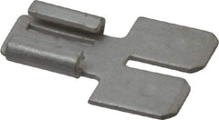 Thomas & Betts - 22 to 18 AWG, Noninsulated, Male Wire Disconnect - Silver, 1/4 Inch Wide Tab, RoHS Compliant, UL 94 V-0 - Apex Tool & Supply