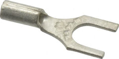 Thomas & Betts - #10 Stud, 22 to 16 AWG Compatible, Noninsulated, Crimp Connection, Standard Fork Terminal - Apex Tool & Supply