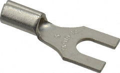 Thomas & Betts - #6 Stud, 18 to 14 AWG Compatible, Noninsulated, Crimp Connection, Standard Fork Terminal - Apex Tool & Supply