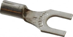 Thomas & Betts - #8 Stud, 18 to 14 AWG Compatible, Noninsulated, Crimp Connection, Standard Fork Terminal - Apex Tool & Supply