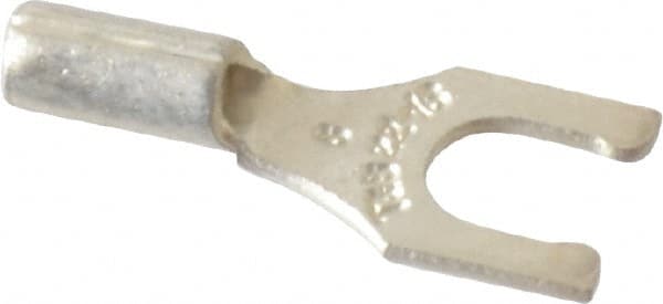 Thomas & Betts - #8 Stud, 22 to 16 AWG Compatible, Noninsulated, Crimp Connection, Locking Fork Terminal - Apex Tool & Supply