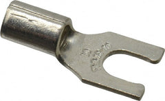 Thomas & Betts - #10 Stud, 12 to 10 AWG Compatible, Noninsulated, Crimp Connection, Locking Fork Terminal - Apex Tool & Supply