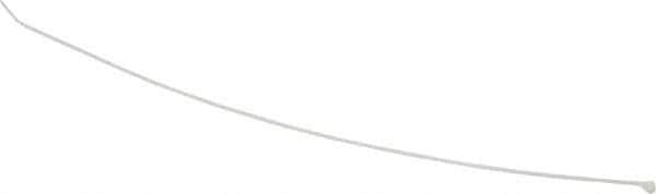Thomas & Betts - 14" Long Natural (Color) Nylon Standard Cable Tie - 18 Lb Tensile Strength, 1.1mm Thick, 101.6mm Max Bundle Diam - Apex Tool & Supply