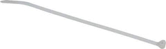 Thomas & Betts - 5-1/2" Long Natural (Color) Nylon Standard Cable Tie - 40 Lb Tensile Strength, 1.31mm Thick, 28.7mm Max Bundle Diam - Apex Tool & Supply