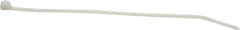 Thomas & Betts - 7.31" Long Natural (Color) Nylon Standard Cable Tie - 50 Lb Tensile Strength, 1.09mm Thick, 44.45mm Max Bundle Diam - Apex Tool & Supply