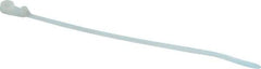 Thomas & Betts - 6" Long Natural (Color) Nylon Mountable Cable Tie - 40 Lb Tensile Strength, 1.31mm Thick, 28.7mm Max Bundle Diam - Apex Tool & Supply