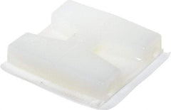 Thomas & Betts - Natural (Color), Nylon, Two Way Cable Tie Mounting Base - 28.58mm Long x 28.58mm Wide Adhesive Back - Apex Tool & Supply