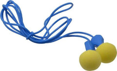 3M - Metal Detectable, Disposable, Corded, 25 dB Earplugs - Yellow, 100 Pairs - Apex Tool & Supply