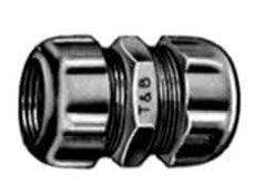 Thomas & Betts - 1/2" Trade, Malleable Iron Compression Rigid/Intermediate (IMC) Conduit Coupling - Noninsulated - Apex Tool & Supply