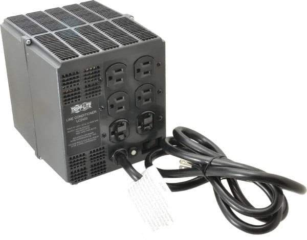 Tripp-Lite - 6 Outlets, 140 Volt Max Input, 2,400 VA, Portable Power Conditioner - 120 VAC Output, 6 Inch Wide x 7 Inch High x 9-1/2 Inch Deep - Apex Tool & Supply