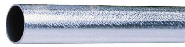 Made in USA - 1" Trade Size, 10' Long, EMT Conduit - Steel, 1" ID - Apex Tool & Supply