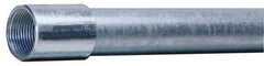 Made in USA - 1-1/4" Trade Size, 10' Long, Rigid Conduit - Steel, 1-1/4" ID - Apex Tool & Supply