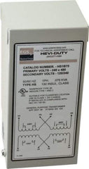 Sola/Hevi-Duty - 1 Phase, 240-480 Volt Input, 120/240 Volt Output, 60 Hz, 0.08 kVA, General Purpose Transformer - 4, 12, 3R, 4X NEMA Rating, 176°F Temp Rise, 4 Inch Wide x 3 Inch Deep x 6 Inch High, Indoor, Outdoor, Wall Mount - Apex Tool & Supply