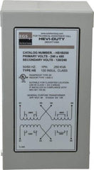 Sola/Hevi-Duty - 1 Phase, 240-480 Volt Input, 120/240 Volt Output, 60 Hz, 1/4 kVA, General Purpose Transformer - 4, 12, 3R, 4X NEMA Rating, 176°F Temp Rise, 4 Inch Wide x 4 Inch Deep x 8 Inch High, Indoor, Outdoor, Wall Mount - Apex Tool & Supply