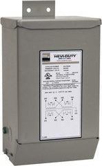 Sola/Hevi-Duty - 1 Phase, 240-480 Volt Input, 120/240 Volt Output, 60 Hz, 0.5 kVA, General Purpose Transformer - 4, 12, 3R, 4X NEMA Rating, 239°F Temp Rise, 6 Inch Wide x 5 Inch Deep x 10 Inch High, Indoor, Outdoor, Wall Mount - Apex Tool & Supply