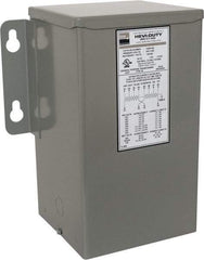 Sola/Hevi-Duty - 1 Phase, 240-480 Volt Input, 120/240 Volt Output, 60 Hz, 3 kVA, General Purpose Transformer - 4, 12, 3R, 4X NEMA Rating, 239°F Temp Rise, 10 Inch Wide x 7 Inch Deep x 12 Inch High, Indoor, Outdoor, Wall Mount - Apex Tool & Supply