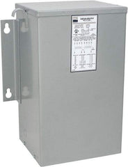 Sola/Hevi-Duty - 1 Phase, 240-480 Volt Input, 120/240 Volt Output, 60 Hz, 5 kVA, General Purpose Transformer - 4, 12, 3R, 4X NEMA Rating, 239°F Temp Rise, 14 Inch Wide x 9 Inch Deep x 17 Inch High, Indoor, Outdoor, Wall Mount - Apex Tool & Supply